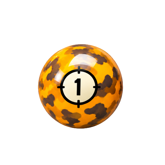 ARAMITH CAMOUFLAGE INDIVIDUAL BALLS 2 1/4