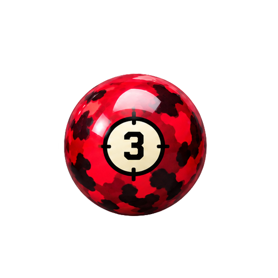ARAMITH CAMOUFLAGE INDIVIDUAL BALLS 2 1/4