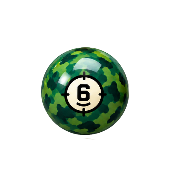 ARAMITH CAMOUFLAGE INDIVIDUAL BALLS 2 1/4