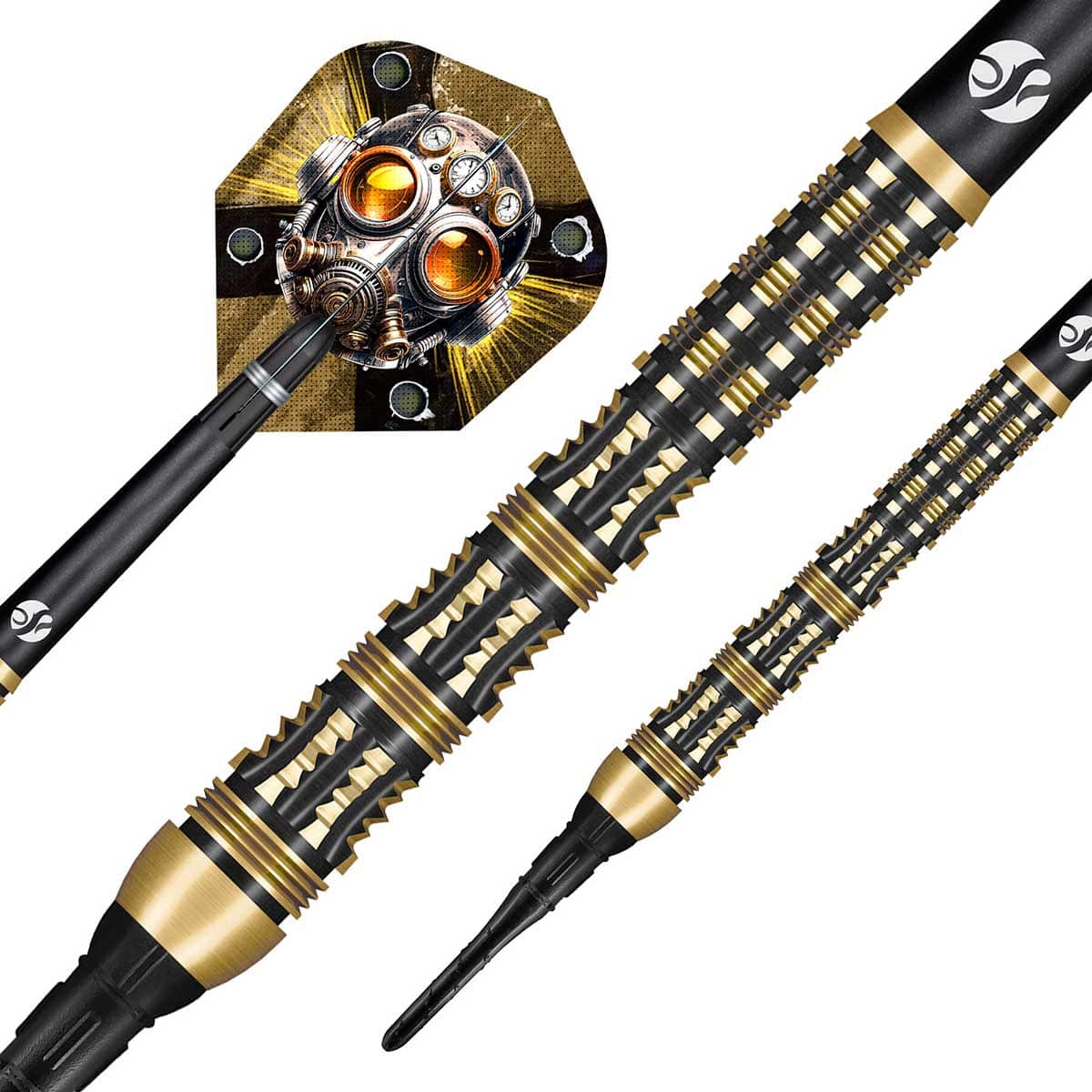 SHOT BADLANDS THE SHERIFF SOFT TIP DART SET - 90% TUNGSTEN