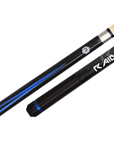 BAGUETTE DE BILLARD RAID COLORZ H CH-03 NOIR ET BLEU 13MM 19OZ