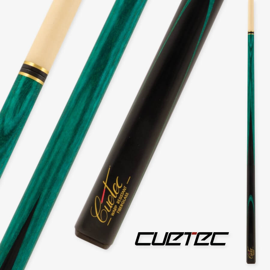 CUETEC CLASSIC PRO SNOOKER CUE - TEAL STAINED