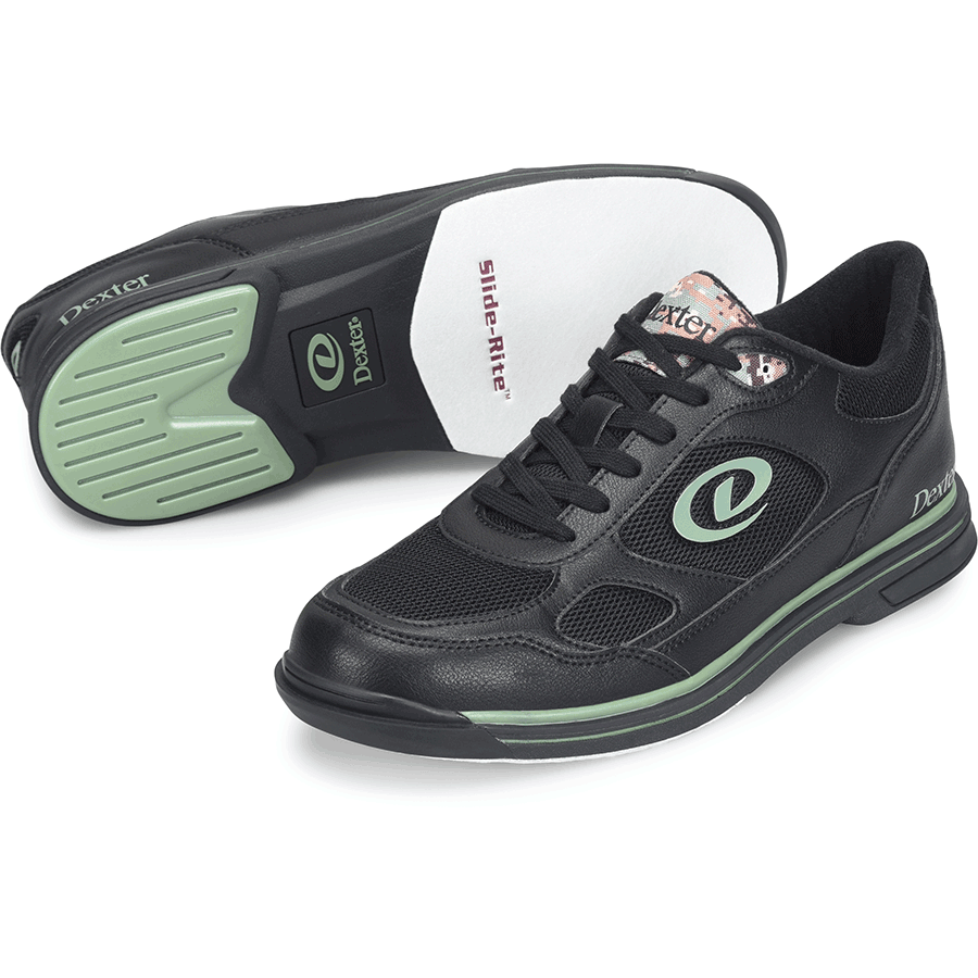 RANDY DEXTER MEN BOWLING SHOES - BLACK CAMO/GREEN
