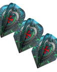 SHOT FUTURE KNIGHTS DREADHEART DART FLIGHT SET - SMALL STANDARD