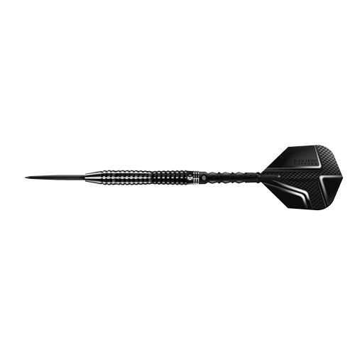 Harrows Black Knight Darts - 90% Wolfram, 22-25 G, Inkl. Schäfte & Flights
