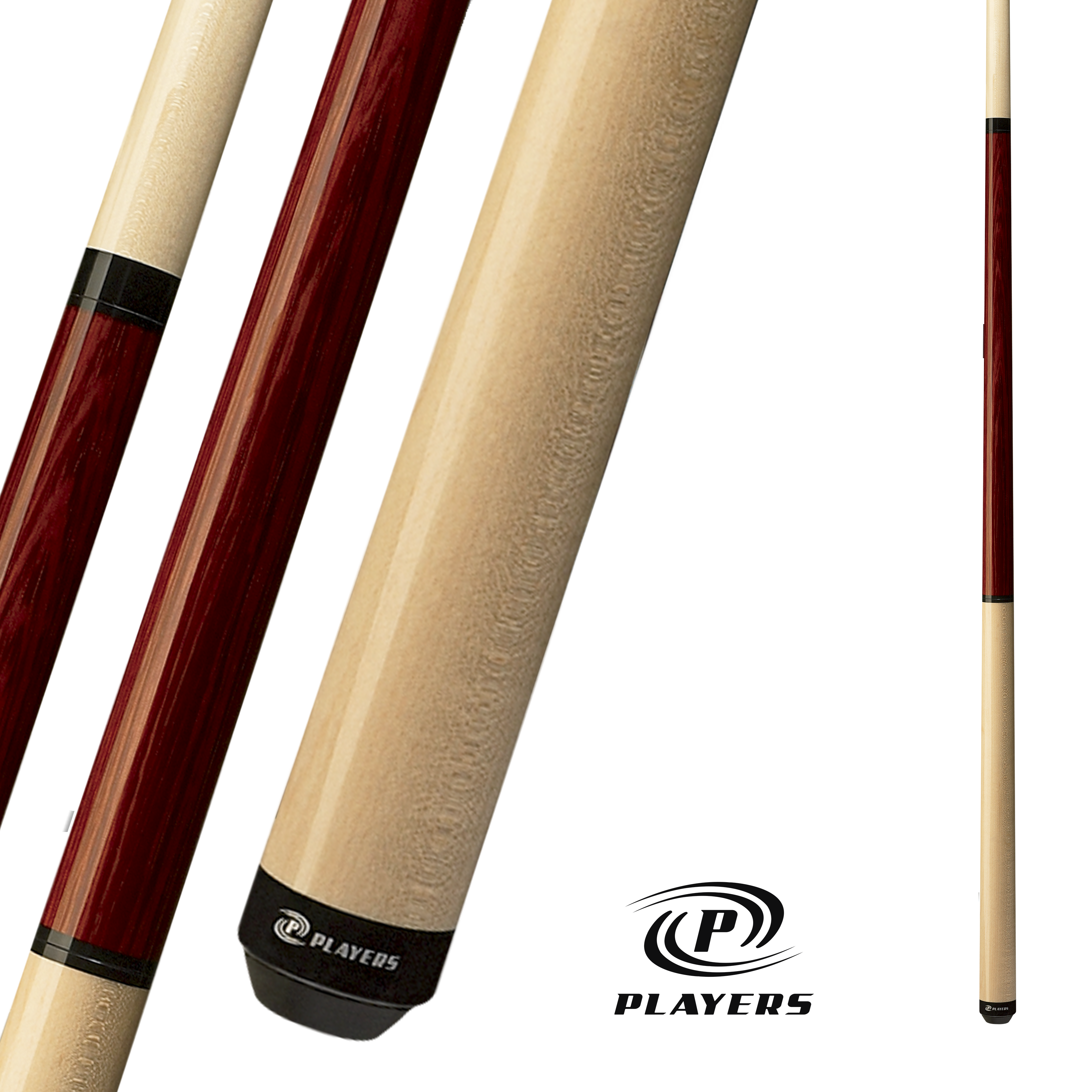 PLAYERS JUMP/BREAK CUE JB8 BEIGE AND BROWN 13MM 19OZ