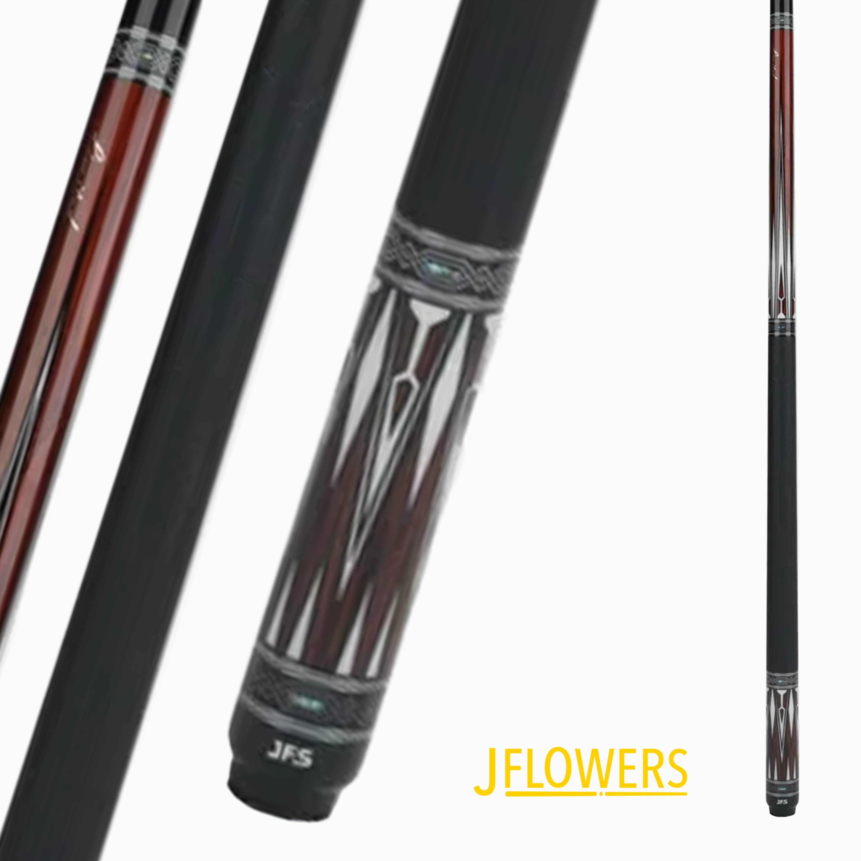 BAGUETTE DE BILLARD J FLOWER ARDEN PRESTIGE BRUNE FLÈCHE CARBONE 13MM 19OZ - ÉDITION LIMITÉ