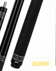 BAGUETTE DE BILLARD JFLOWERS CADEN NOIRE EBONY FLÈCHE FIBRE CARBONE 13MM 190Z