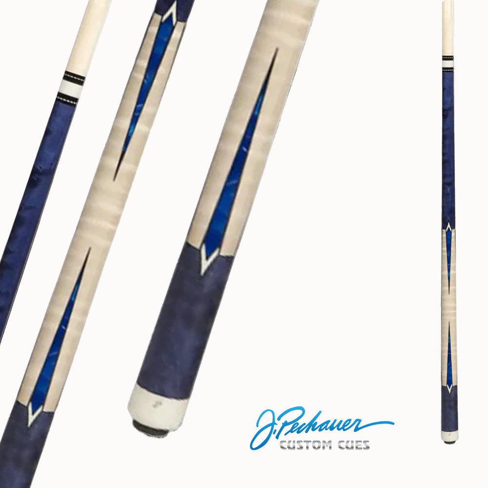 BAGUETTE DE BILLARD PECHAUER JP SERIES JP13-S NACRE BLEUE  12.5MM 19OZ