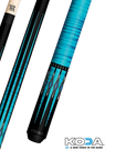 BAGUETTE DE BILLARD KODA SPORTS KD55BL - BLEUE 12.5MM 19OZ