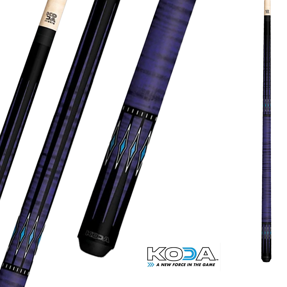 KODA SPORTS KD55PL POOL CUE - PURPLE 12.5MM 19OZ