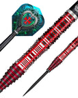 SHOT FUTURE KNIGHTS DREADHEART STEEL TIP DART SET - 90% TUNGSTEN BARRELS