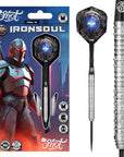 SHOT FUTURE KNIGHTS IRONSOUL STEEL TIP DART SET - 90% TUNGSTEN BARRELS