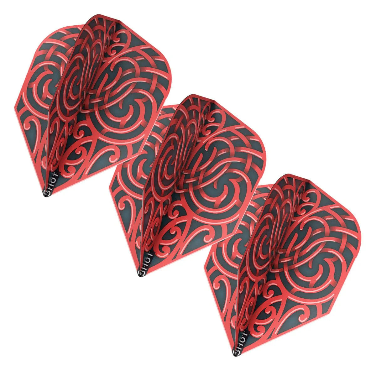 SHOT WARRIOR KAPENE DART FLIGHT SET - SMALL STANDARD