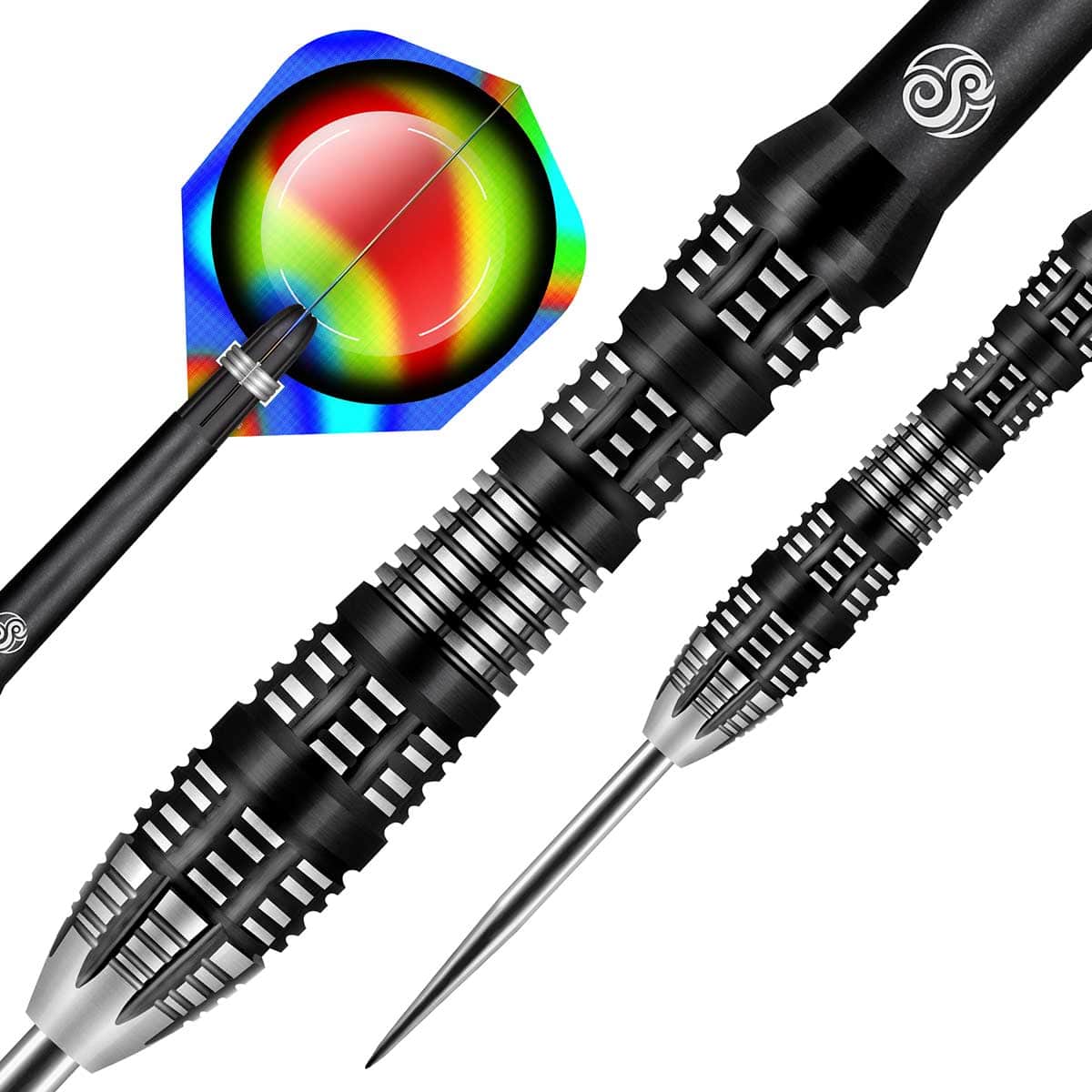 SHOT AI MIMIC STEEL TIP DART SET - 90% TUNGSTEN BARRELS