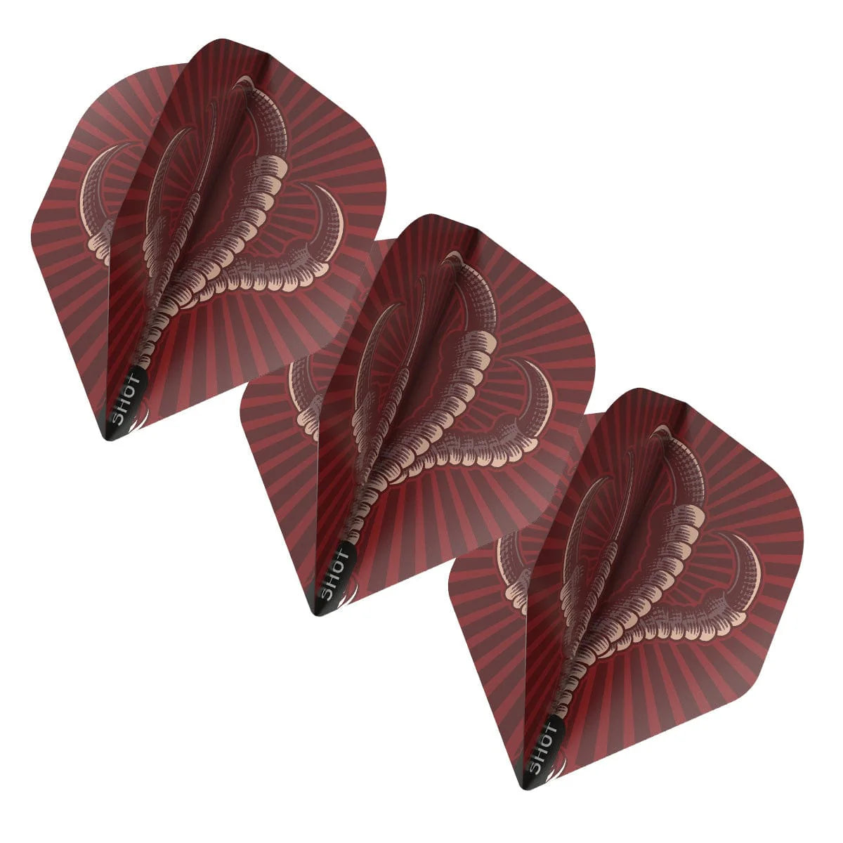 PLUMES DE DARD SHOT OISEAUX DE PROIE OSPREY ENSEMBLE DE 3 STANDARD