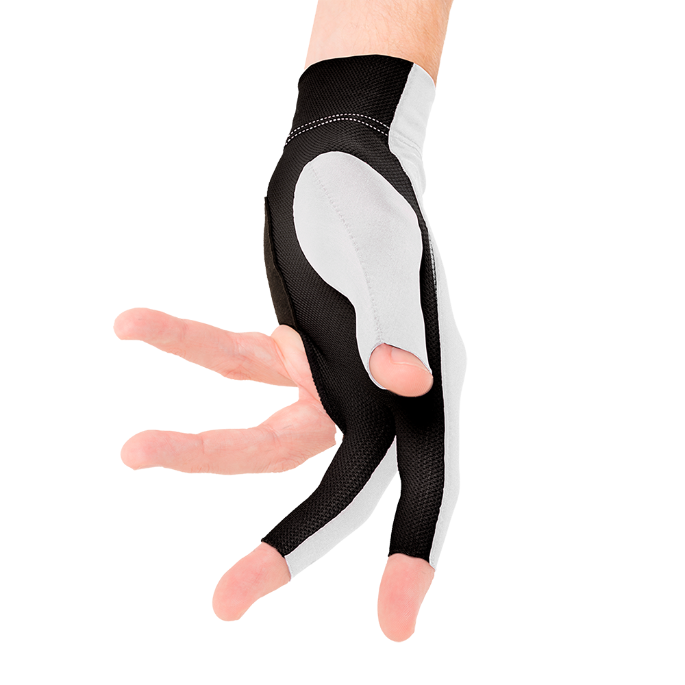 PREDATOR JASMIN OUSCHAN SECOND SKIN PREMIUM FINGERLESS WHITE BILLIARD GLOVE