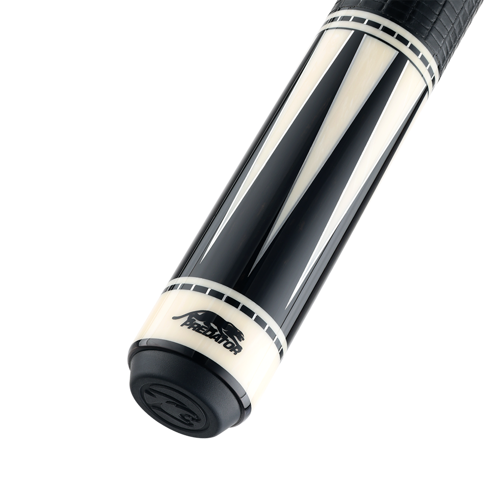 PREDATOR BUTT TS8 ARTISAN EBONY/IVORINE UNI-LOC LIZARD GRAIN LEATHER WRAP (SHAFT NON INCLUDED) - LIMITED EDITION