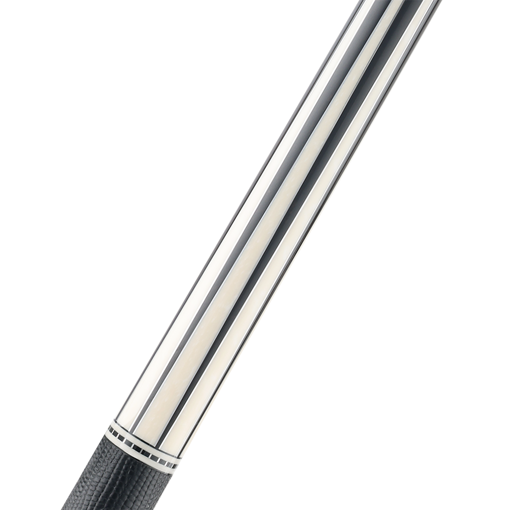 PREDATOR BUTT TS8 ARTISAN EBONY/IVORINE UNI-LOC LIZARD GRAIN LEATHER WRAP (SHAFT NON INCLUDED) - LIMITED EDITION
