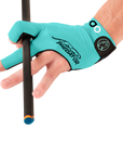 PREDATOR ALBIN OUSCHAN SECOND SKIN TEAL/BLACK BILLIARD GLOVE - LEFT HAND ONLY