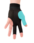 PREDATOR ALBIN OUSCHAN SECOND SKIN TEAL/BLACK BILLIARD GLOVE - LEFT HAND ONLY