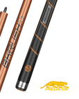 PREDATOR BK RUSH TIGER EYE BREAK CUE ROSE GOLD UNI-LOC SPORT WRAP 18.5OZ - LIMITED EDITION