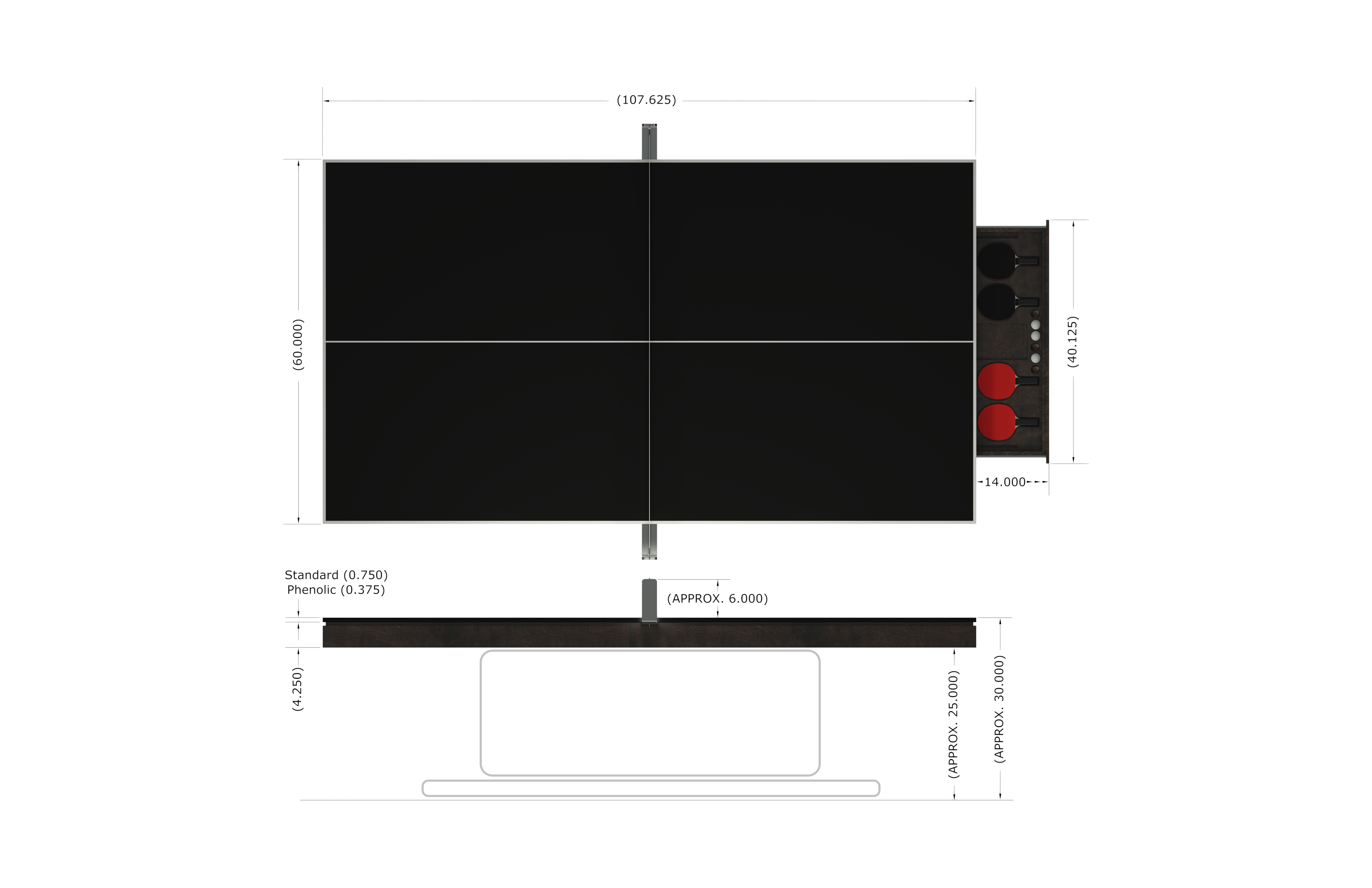 TABLE DE PING PONG MAZE