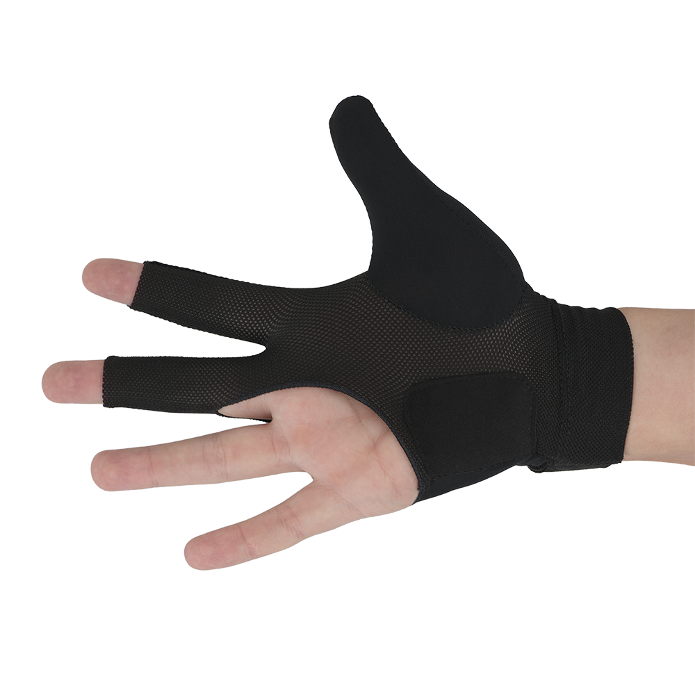 PREDATOR SECOND SKIN PREMIUM CLOSED THUMB BLACK/YELLOW BILLIARD GLOVE - LEFT HAND ONLY