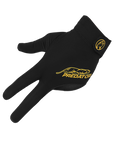 PREDATOR SECOND SKIN PREMIUM CLOSED FINGERS BLACK/YELLOW BILLIARD GLOVE - LEFT HAND ONLY