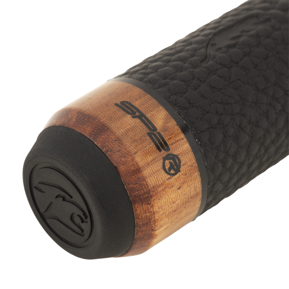 PREDATOR BUTT SP2 ADVENTURA API2 BLACK/APITONG WOOD UNI-LOC LEATHER LUXE WRAP (SHAFT NON INCLUDED)- LIMITED EDITION