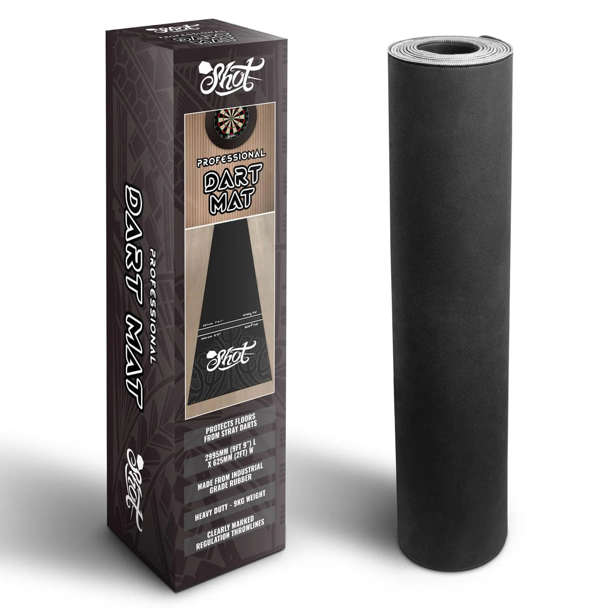 SHOT RUBBER DART MAT - HEAVY DUTY