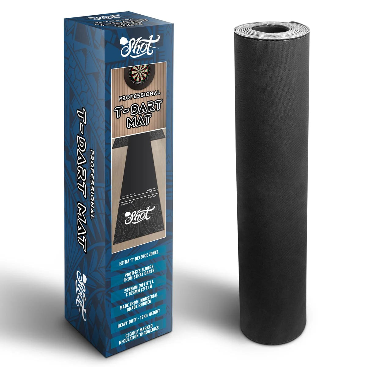 TAPIS DE FLÉCHETTE SHOT PROFESSIONNEL EN FORME DE T