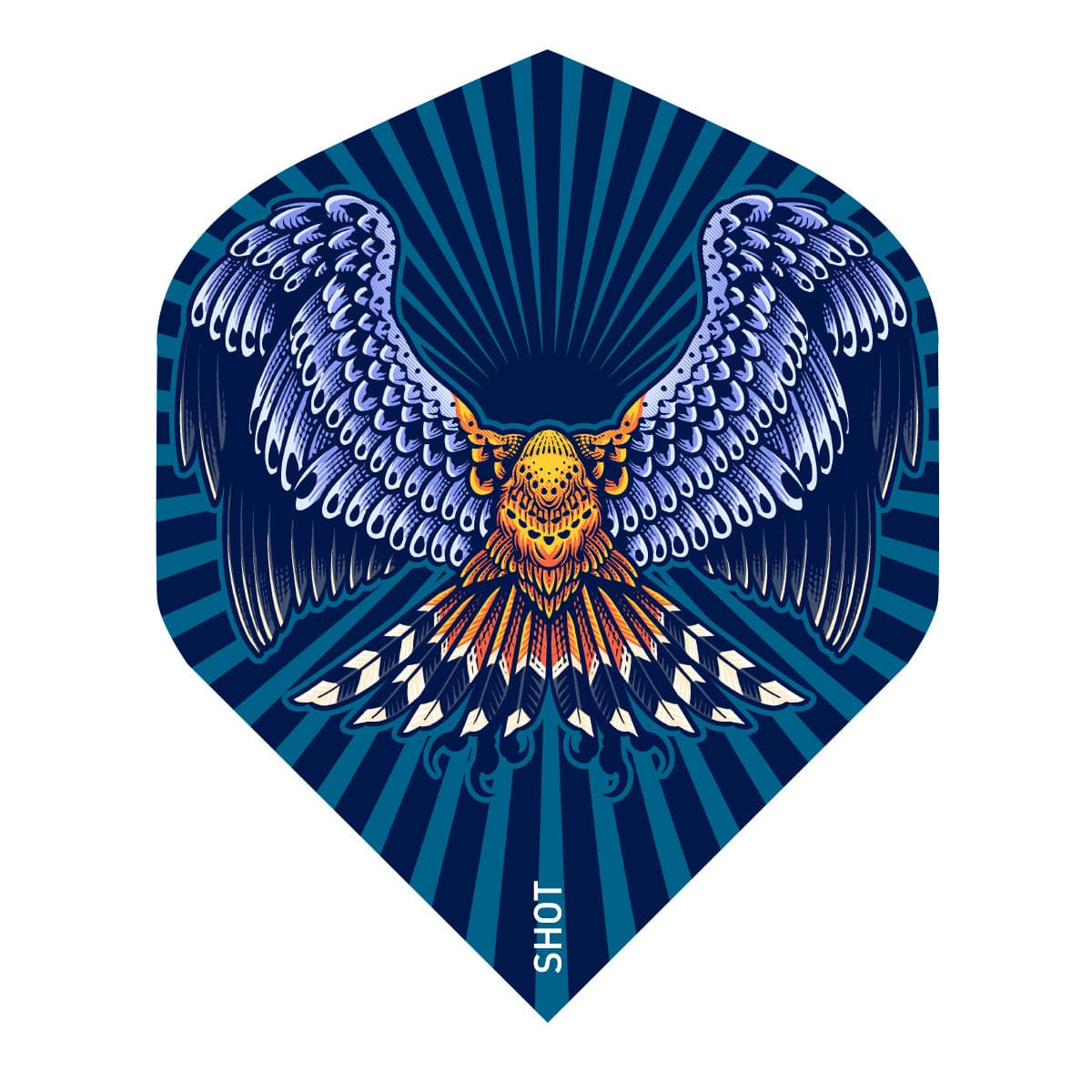 PLUMES DE DARD SHOT OISEAUX DE PROIE KESTREL ENSEMBLE DE 3 STANDARD