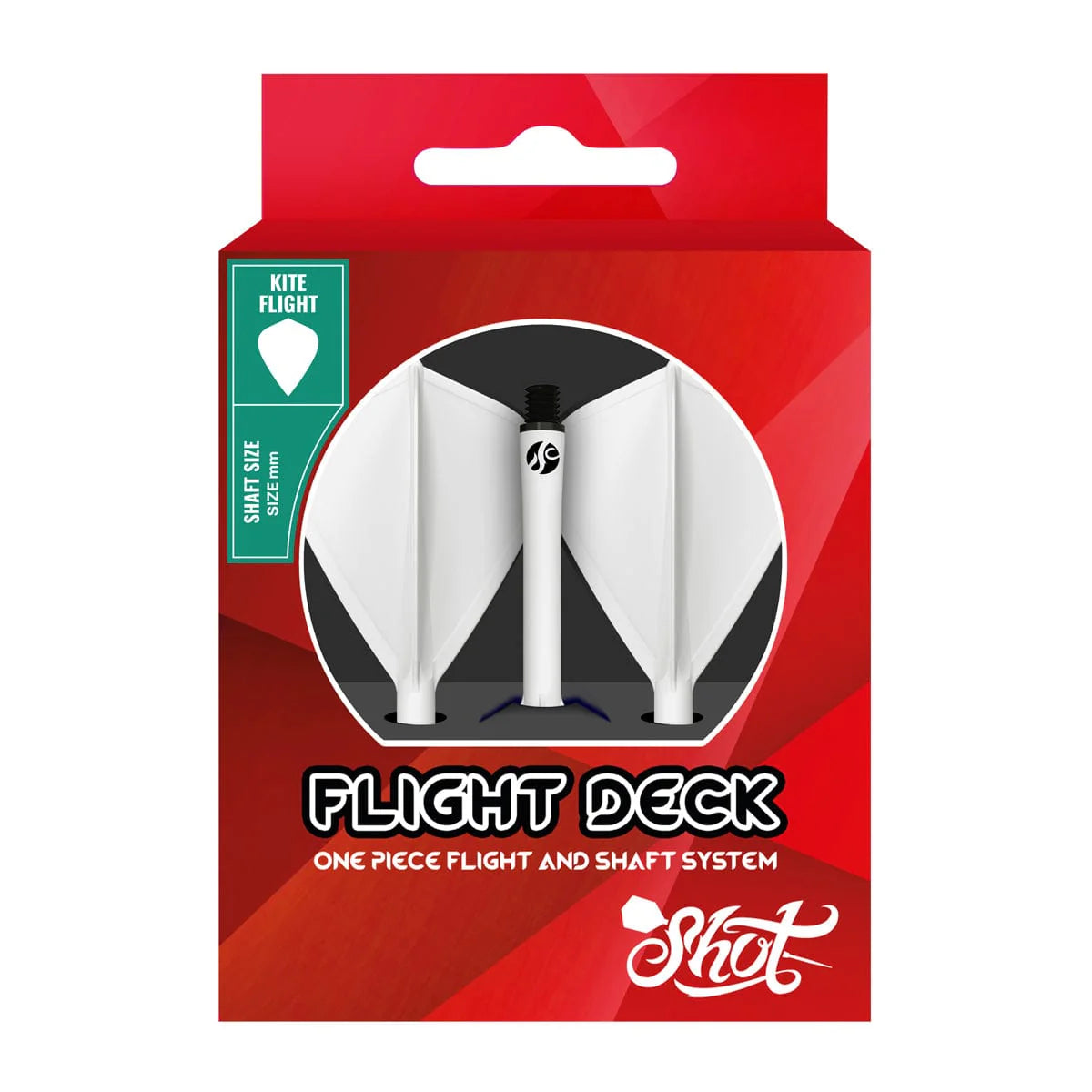 SHOT 1 PIECE WHITE - KITE TIP DART