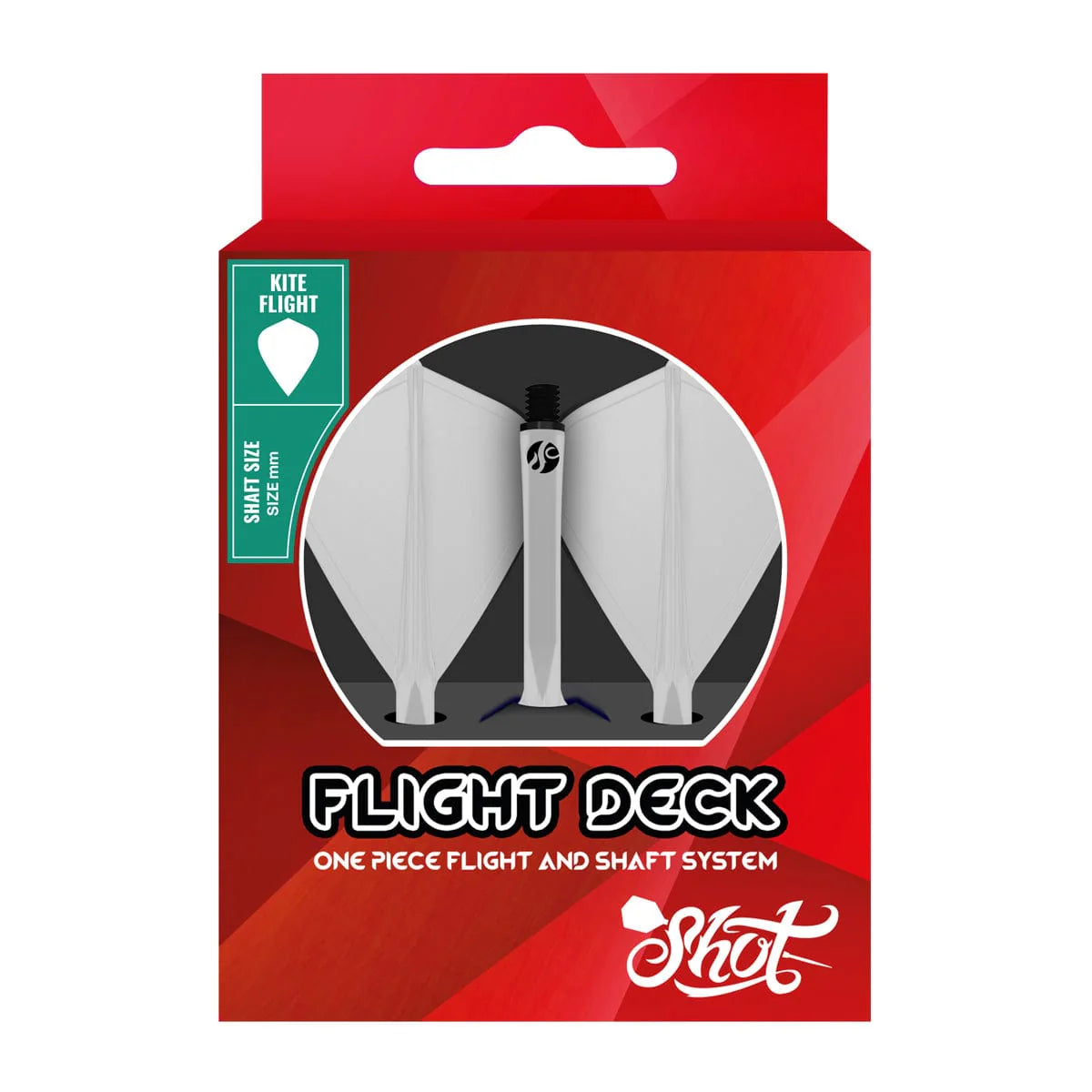 SHOT 1 PIECE CLEAR - KITE TIP DART
