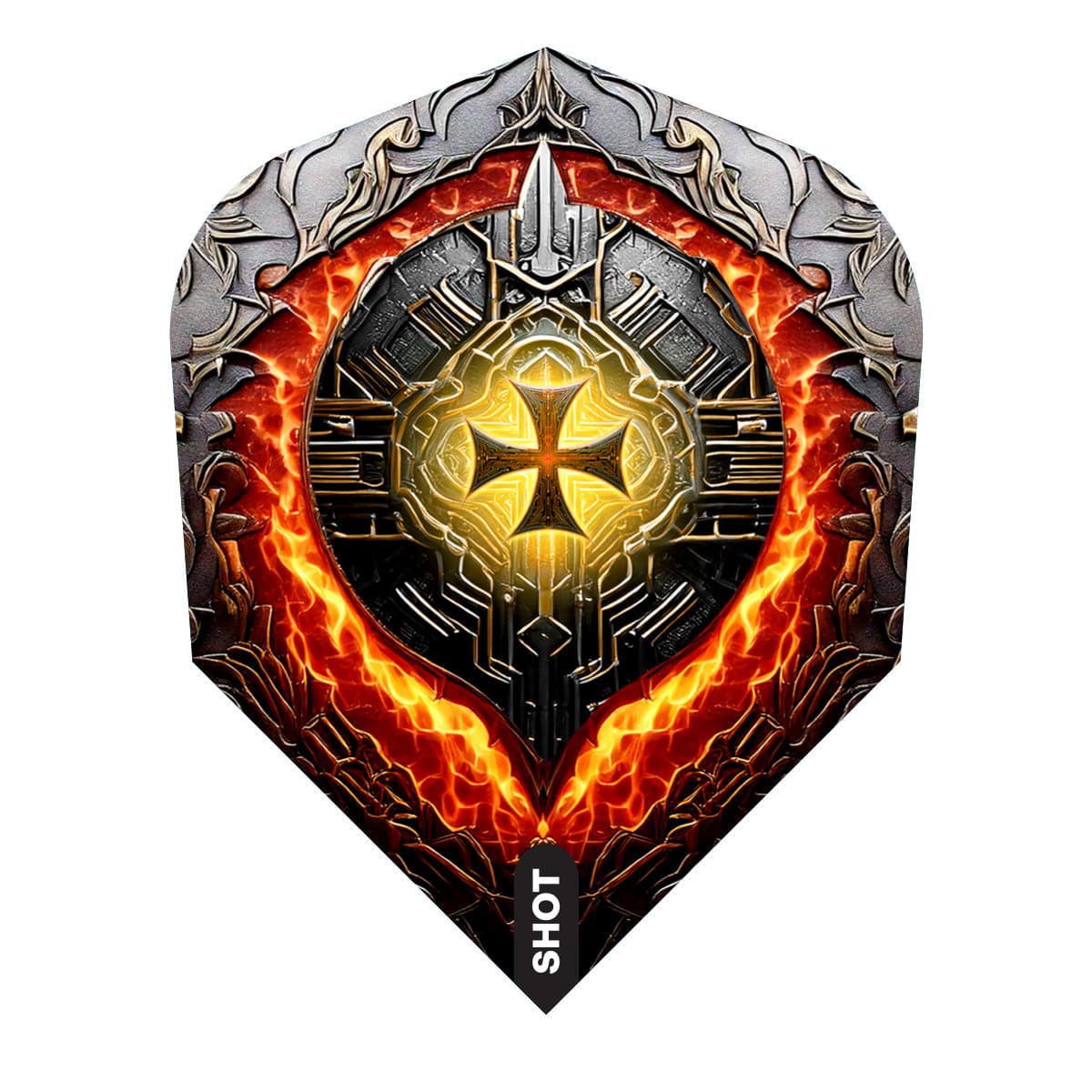 ENSEMBLE DE 3 DE PLUMES DE DARDS SHOT FUTURE KNIGHTS HACHETTE - PETIT STANDARD