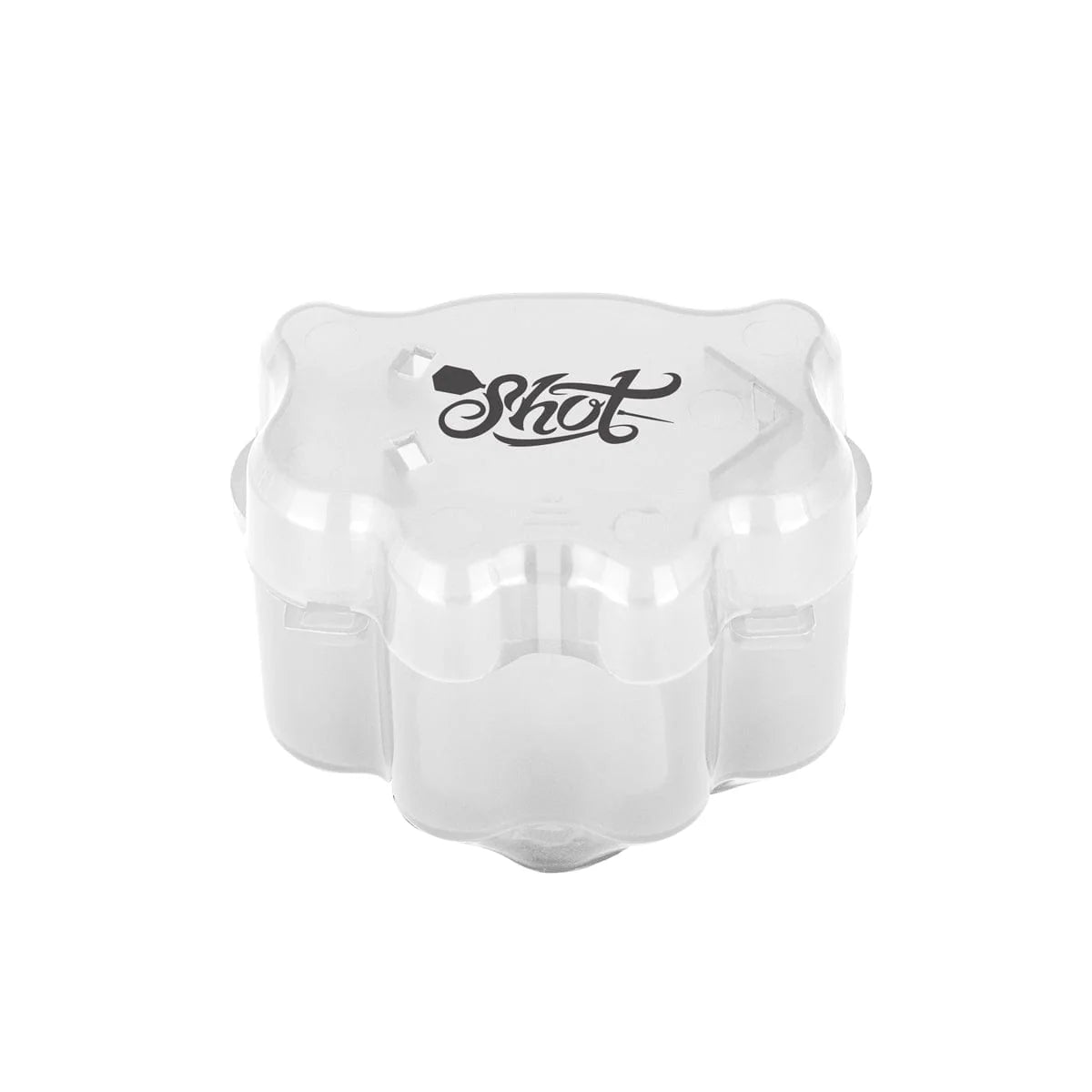 SHOT DART FLIGHT CASE CLEAR