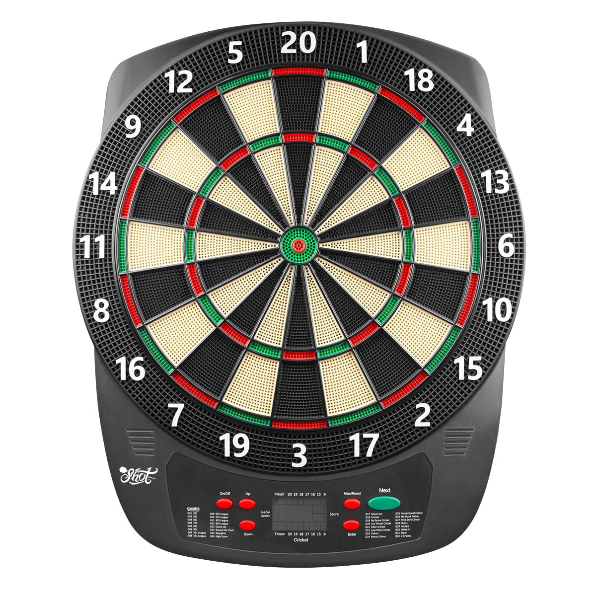 SHOT PRO ELECTRONIC DARTBOARD SET