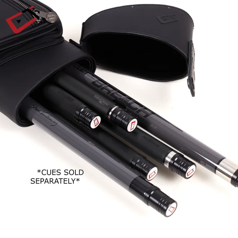 CUETEC PRO LINE NOIR EDITION 2X4 HARD CUE CASE - BLACK - LIMITED EDITION