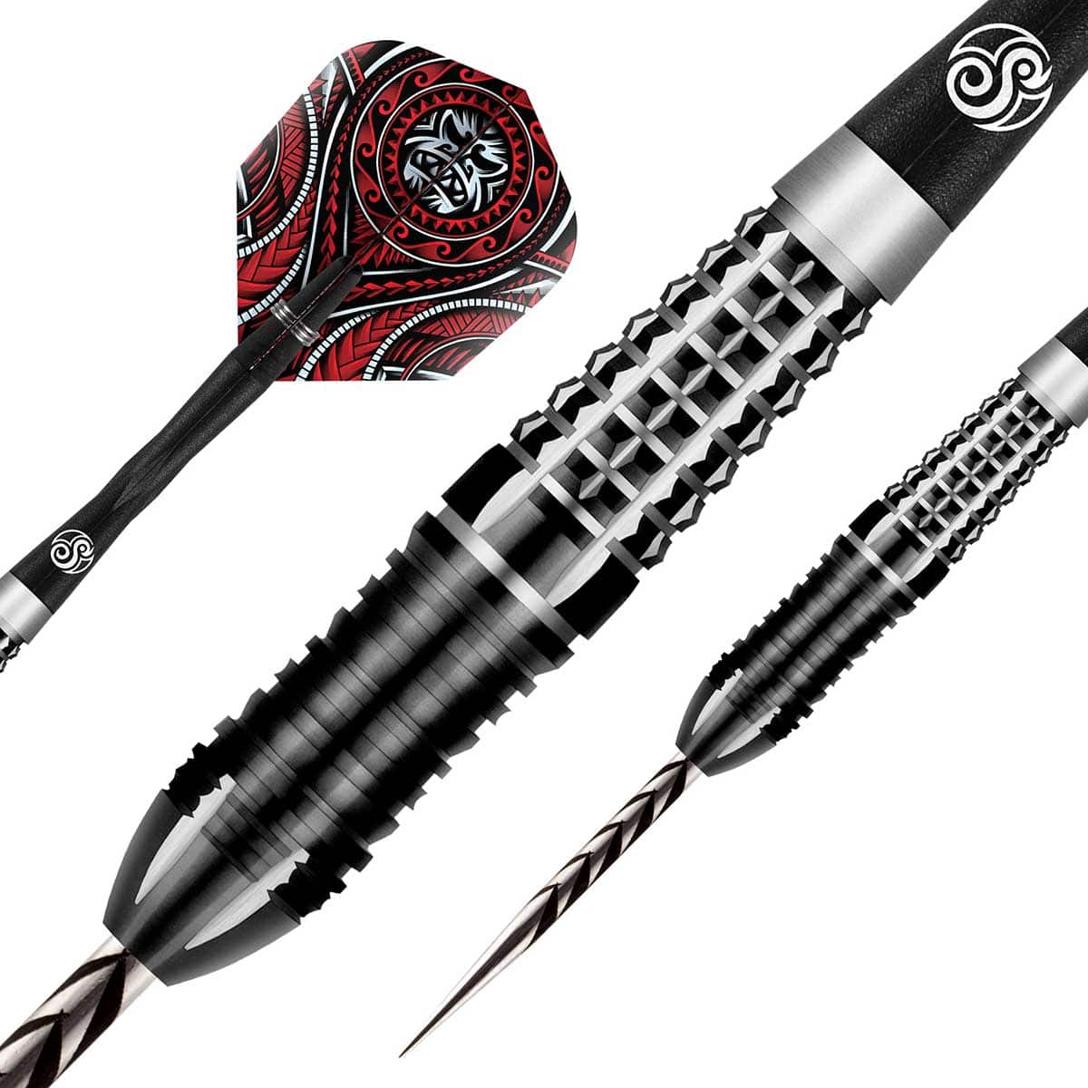 SHOT TRIBAL WEAPON SAVAGE STEEL TIP DART SET - 90% TUNGSTEN BARRELS