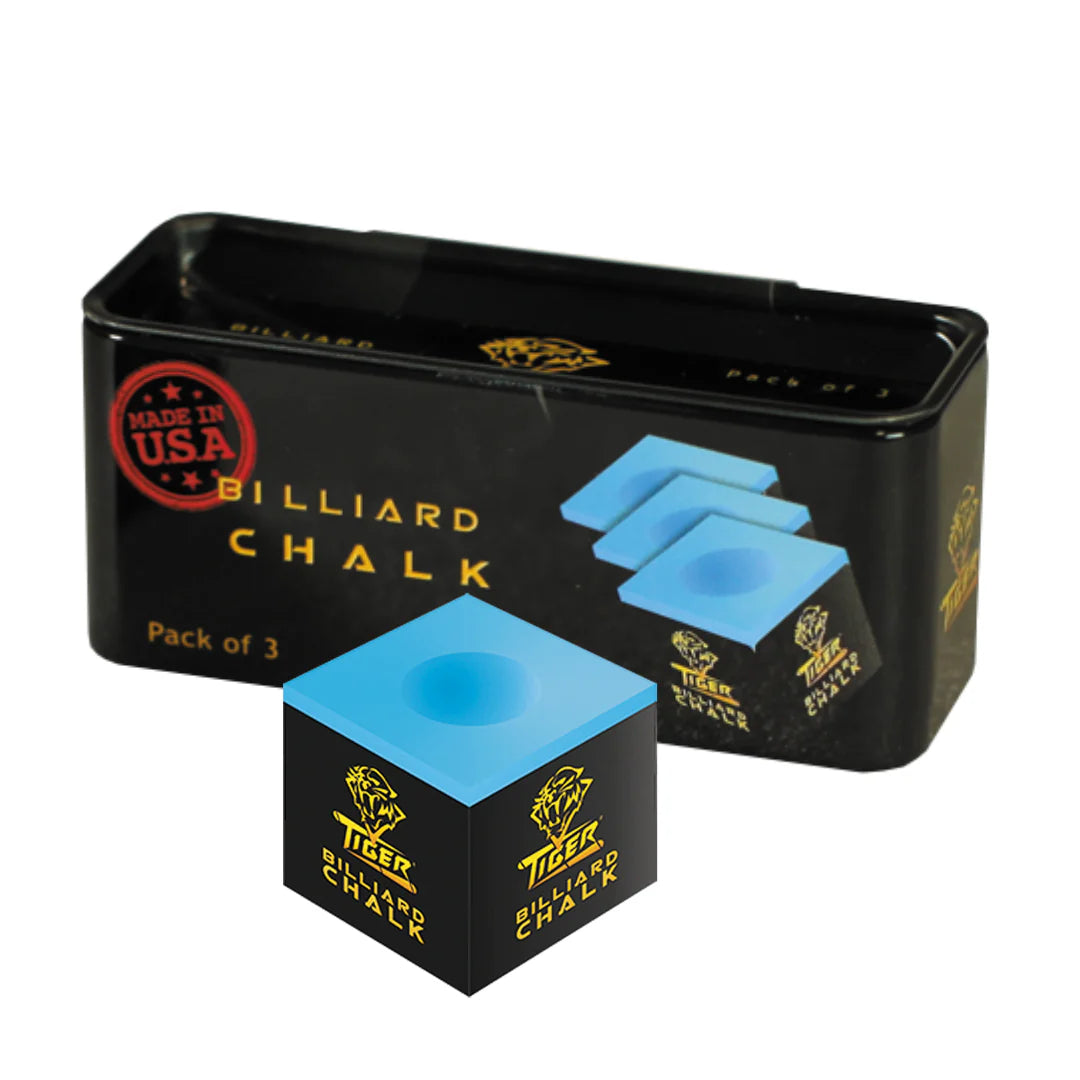 TIGER BILLIARD CHALK PACK OF 3