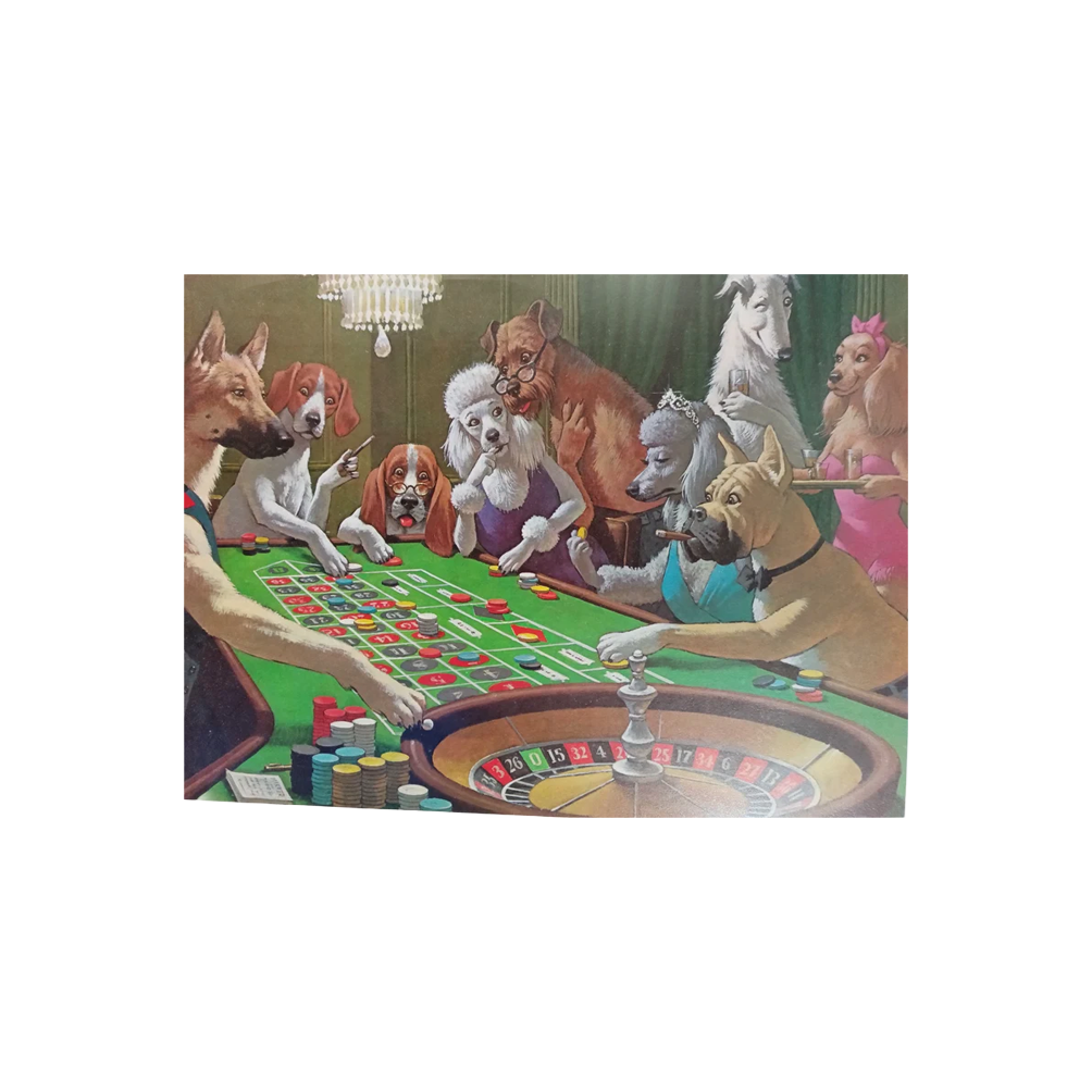 "SPIN A WINNER" POSTER BY ARTHUR SARNOFF POSTER - 18 X 22 IN - LIMITED EDITION