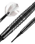 SHOT ZEN SATORI SOFT TIP DART SET - 90% TUNGSTEN BARRELS
