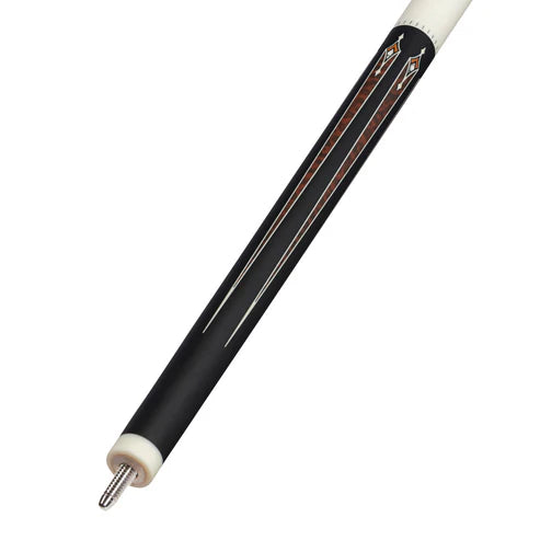 PLAYERS ENERGY POOL CUE WHITE AND BLACK NO WRAP 13MM 19OZ