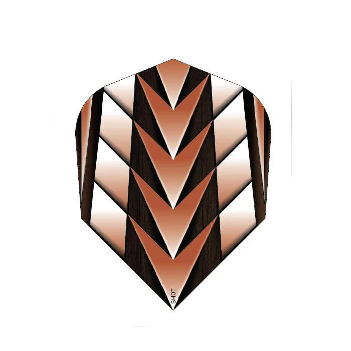 ENSEMBLE DE 3 PLUMES DE DARDS SHOT TRIBAL WEAPON - PETIT STANDARD