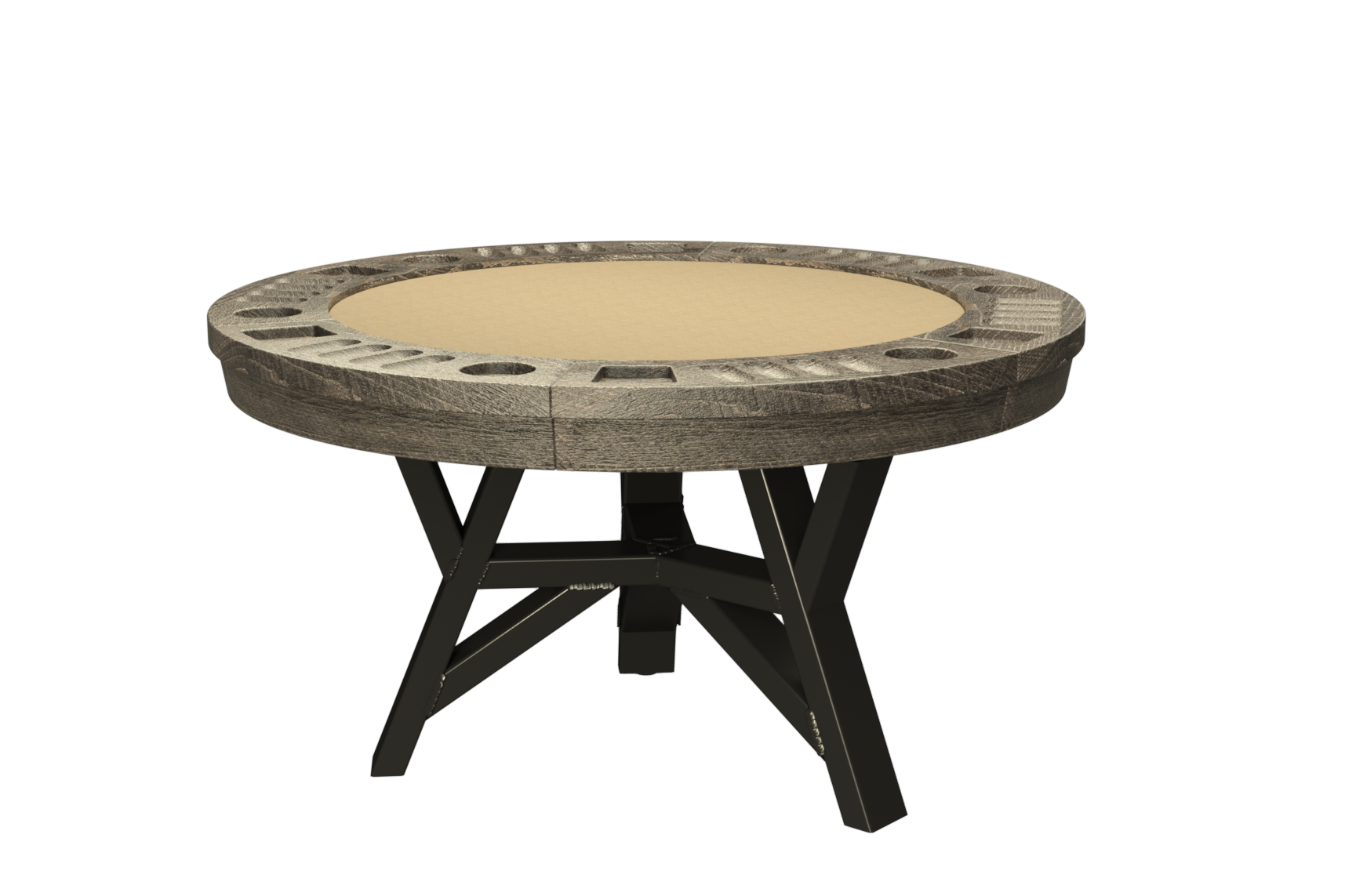 LA FORGE ROUND GAME TABLE