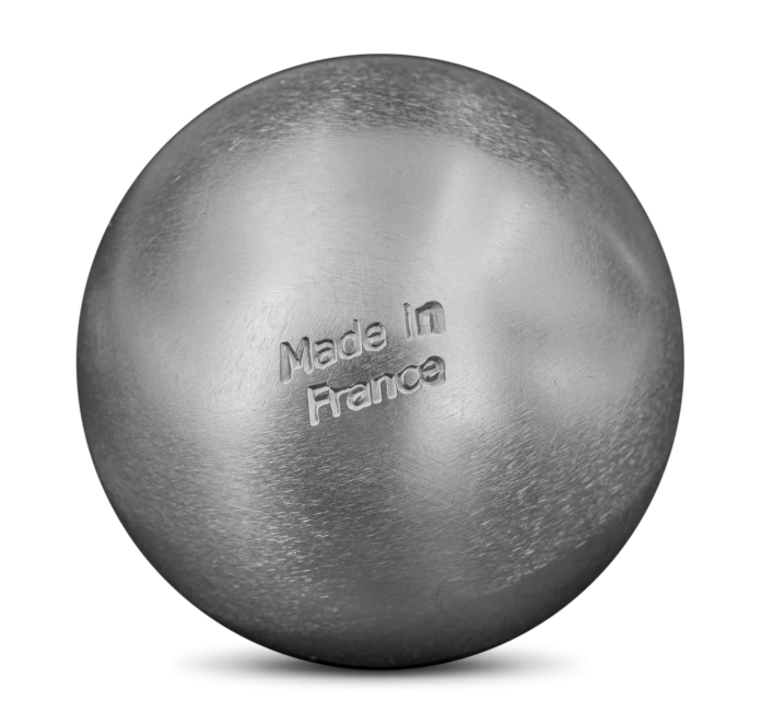 ENSEMBLE DE TROIS BOULES DE PÉTANQUE OBUT LOISIR INOX LISSE