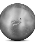 ENSEMBLE DE TROIS BOULES DE PÉTANQUE OBUT LOISIR INOX LISSE
