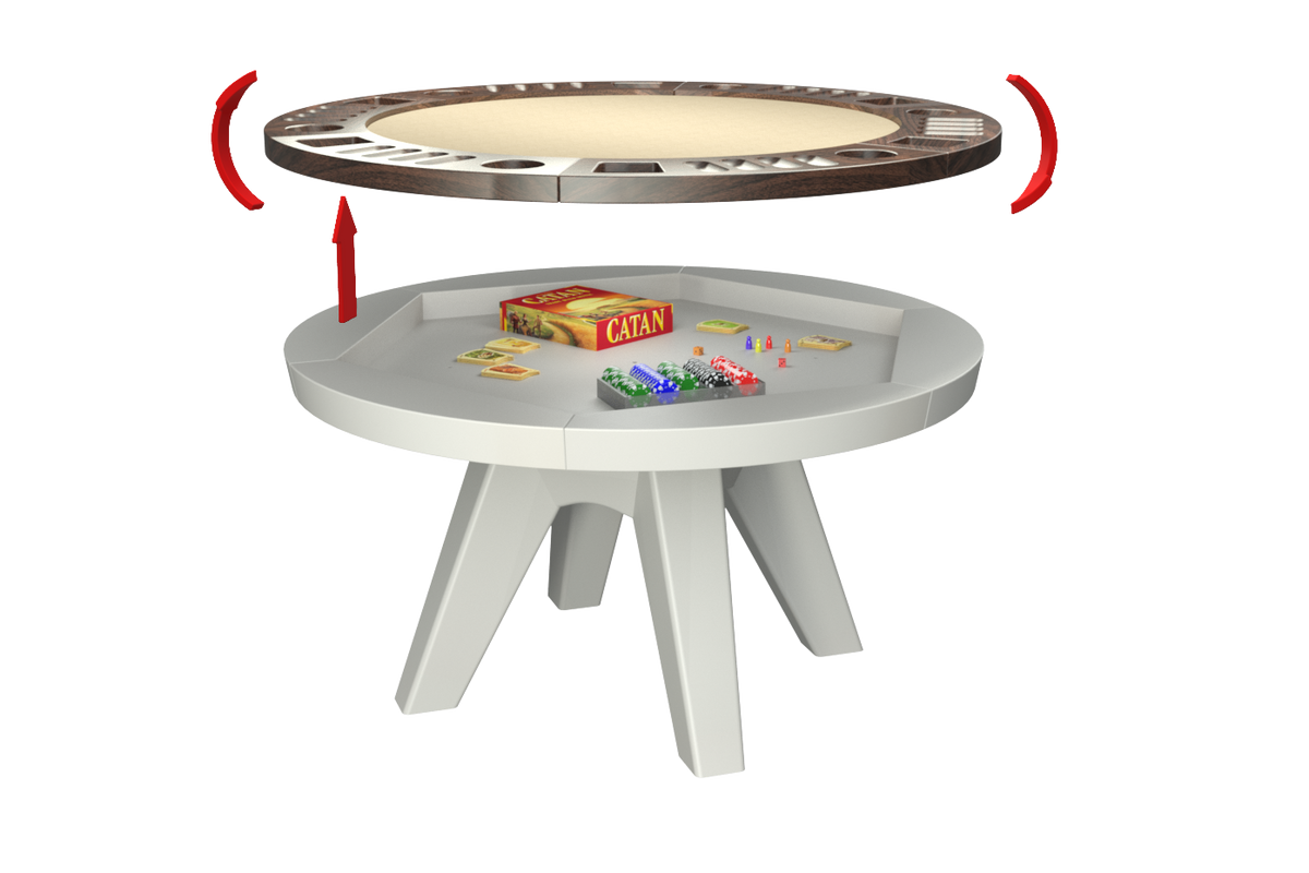 Jex Ronde LUXX DUO TABLE DE JEUX RONDE – Canada Billard