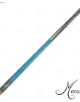 MEUCCI POOL CUE ECONOMY CURE 7 BLUE 19OZ 12.5MM